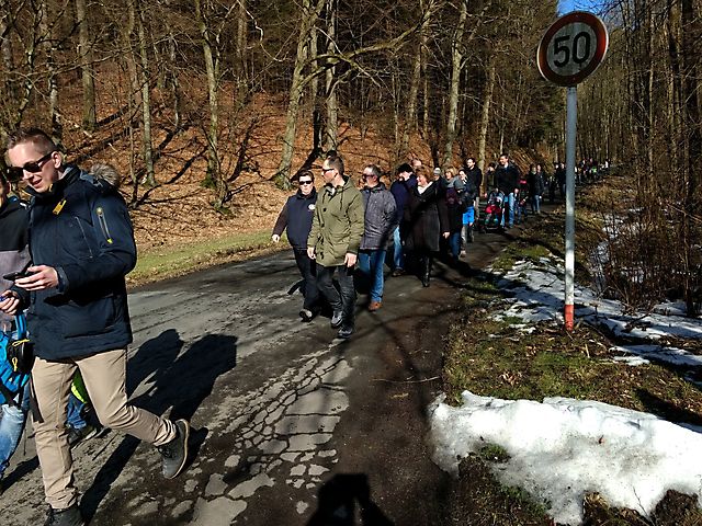 Familienwanderung vom Baukloh zum Schloss Neuenhof 04.03.18